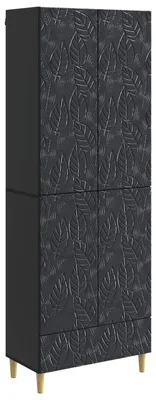 Produktbild von Schrankset 2 pcs Schwarz Holzwerkstoff