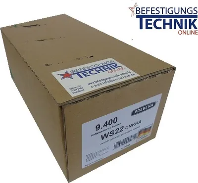 Produktbild von Prebena WS22CNKHA Heftklammern verzinkt geharzt
