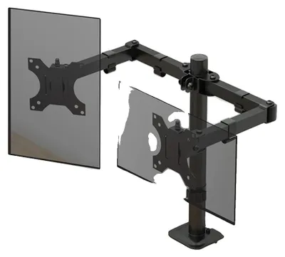 Immagine prodotto di Supporto per monitor, braccio regolabile, compatibile VESA, colore nero