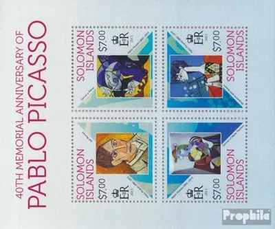 Produktbild von Briefmarken Salomoninseln 2013 Mi 2192-2195 Kleinbogen (kompl. Ausg.) postfrisch Pablo Picasso