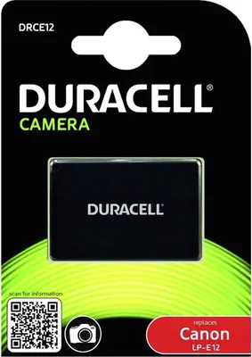 Produktbild von Duracell Li-Ion Akku 750mAh für Canon LP-E12