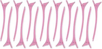 Produktbild von Famanu Haarspangen Set - Kappersclips mit Microribbels für optimalen Halt - 15 Stück - Rosa