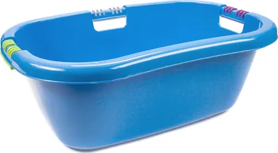 Produktbild von Wanna na pranie Ergo z miękkim uchwytem 65 l 65x45x25cm niebieska