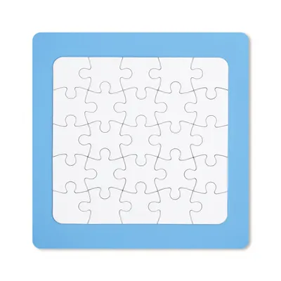 Produktbild von MuchoWow® Mauspad Mousepad Weißes Rätsel 30x30 cm - Mousepads - Maus Mat - Pad - Mausunterlage - Gaming