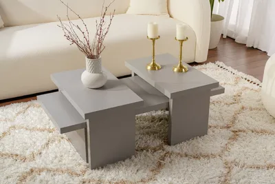 Produktbild von Skye Decor, Sanctuary - Grey, Couchtisch, Grau, 100 % melaminbeschichtete Spanplatte, 110 x 45 x 41,5