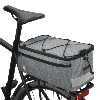 Image de Sacoche isotherme 8L pour vélo avec réflecteur, idéale pour VTT et cyclotourisme