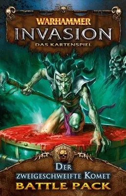 The image shows the box art for a Warhammer Invasion card game expansion.
