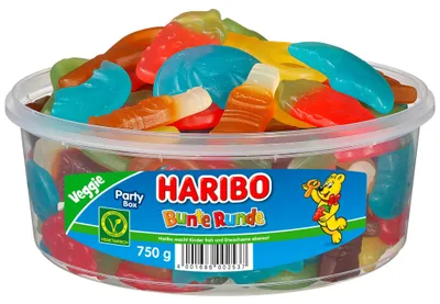 Produktbild von Haribo Bunte Runde 750g Dose