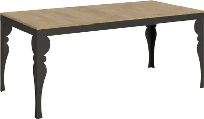 Produktbild von ITAMOBY - Ausziehtisch 180/284x90 cm Paxon Evolution Eiche Natur Gestell und Füße Anthrazit