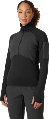 Zdjęcie produktu dla Helly Hansen Lifa Merino Hoodie Black L Woman czarny L