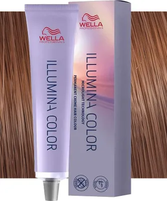 Produktbild von Wella Professionals Illumina Color, Braun, 7/53, Unisex, 60 ml, Alle Haare, Farbspeichernd, Lang anhaltend, Glanz