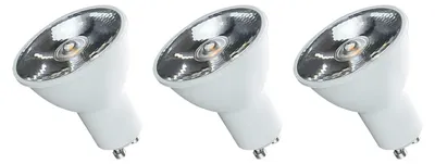Produktbild von Spectrum GU10 LED Spot Lampe 6W 480lm 4000K Neutralweiß 230V 3 Stück