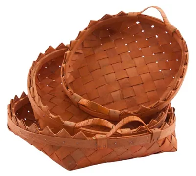 Imagen del producto de Cesta redonda de sauce, diámetro 41 cm, altura 8 cm