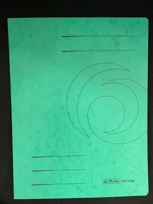 Produktbild von Herlitz Einschlagmappe Colorspan grün A4