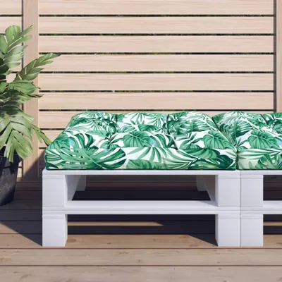 Produktbild von "2024"Modernen Palettensofa-Kissen Blattmuster 70x70x12 cm Design Gartenmöbelauflagen 2865616