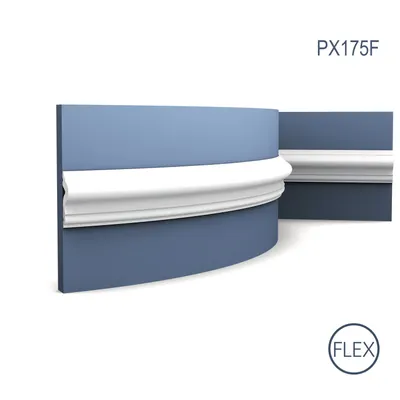 Obrázek produktu pro Ohebná lemovací lišta Orac Decor AXXENT PX175F styl moderna 2 m