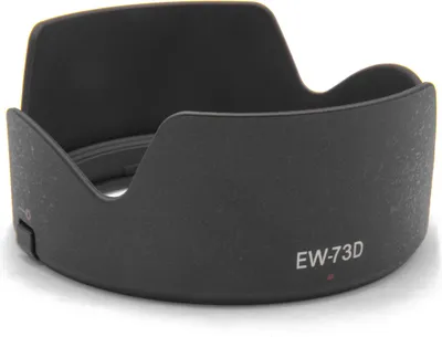 Produktbild von vhbw Gegenlichtblende Ersatz für Canon EW-73D für 67mm Objektiv, Schwarz, Kunststoff, tulpenförmig, 9,1 cm