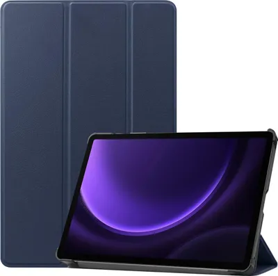 Image de Étui à trois volets imoshion pour Samsung Galaxy Tab S9 11,0 pouces / S10 Lite / S10 FE / S9 FE 10,9 pouces - Bleu foncé