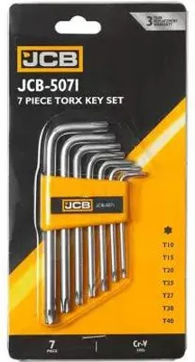 Immagine prodotto di Set di chiavi TORX 7 pezzi (T10H-T40H)