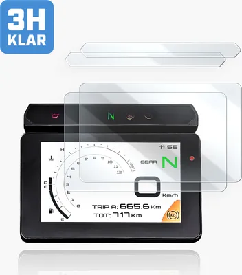 Produktbild von Tachoschutzfolie Displayschutzfolie passend für Benelli TRK702 X 2024+ 2x Klar