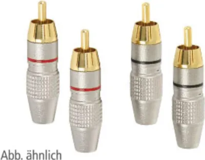 Immagine prodotto di Set di 4 connettori RCA dorati Dynavox