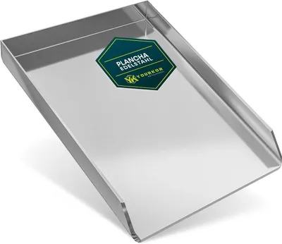 Produktbild von Plancha Grillplatte 26 x 44,4 x 3,5 cm 4mm Stark V2A  passend für Weber Spirit | 4mm Massiv