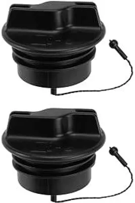 Image de Bouchon de réservoir de carburant pour tondeuse, compatible avec divers modèles, lot de 2 – Pièce de rechange pour tondeuse ou coupe-bordure