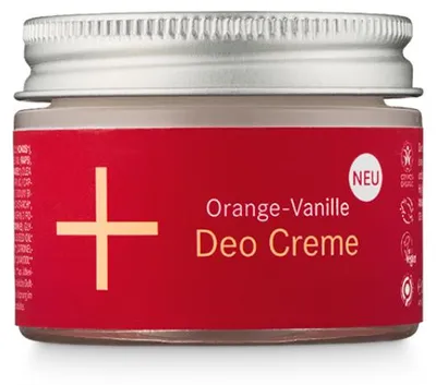 Zdjęcie produktu dla i+m Deo Creme, Unisex, Dezodorant, Dezodorant w kremie, Słoiczek, 50 ml, Orange-Vanilla