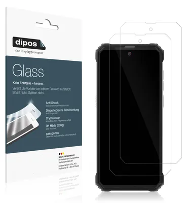 Produktbild von 2x Schutzfolie für Blackview BV8900 - Anti-Shock 9H Folie dipos Glass Kunststoffglas