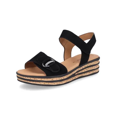 Produktbild von Gabor Damen Keilsandalette schwarz