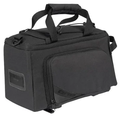 Produktbild von Eine abnehmbare Gepäckträgertasche in Schwarz