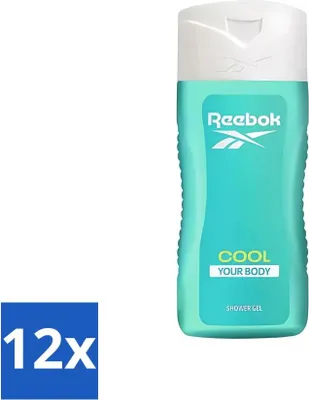 Obrázek produktu pro Sprchový gel Reebok Cool Your Body 400 ml - hodnotné balení - 12 kusů