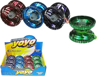 Zdjęcie produktu dla Jojo z metalowym mechanizmem 6cm yoyo jo-jo 12szt.
