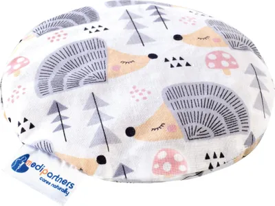 Produktbild von Kirschkernkissen, Wärmekissen, Körnerkissen für Babys 180g rund 15cm Igel