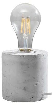 Produktbild von Tischlampe, Beton grau, rund, H 10 cm
