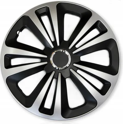 A single car wheel cover is shown against a white background.