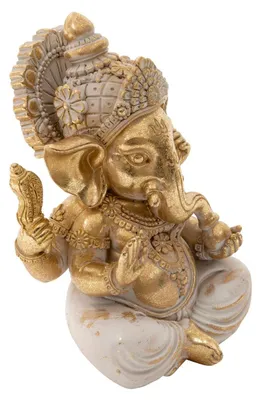 Produktbild von Statue ganesh deko shanti h.13cm harz sortiert - Atmosphera créateur d'intérieur