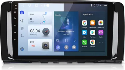 Produktbild von 9''dla android13 1+32G carplay radio samochodowe WIFI BT android auto dla Mercedes R-Class W251 R300 ML W164 2005-2017 SWC GPS Navi DAB 4core