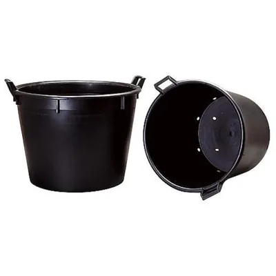 Produktbild von PROREGAL Eimer P134044, 032 Lit, 044cm, Perfor, Oval, mit Griffen, Höhe 35cm