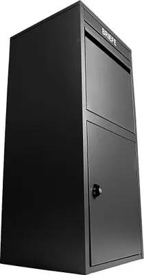 Produktbild von Ondis24 Korona Paketbox Postbox für Pakete, Päckchen, Warensendungen und Briefe mit Paketsafe (103 cm, Schwarz)