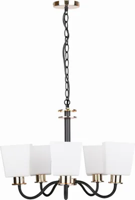 Zdjęcie produktu dla Żyrandol SCHUBERT 5X40W E27 CZARNY 35-74249 Candellux