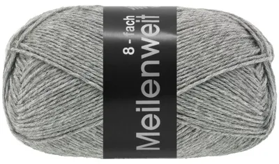 Produktbild von Lana Grossa - Meilenweit 8-fach 150g 9615 grau meliert