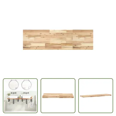 Obrázok produktu pre The Living Store Vanity top Neošetrené 160x40x4 cm masívne drevo akácie