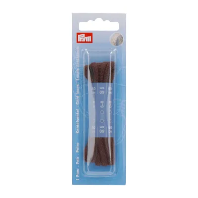 Obrázek produktu pro Šňůrové tkaničky 5 mm, 60 cm, hnědé