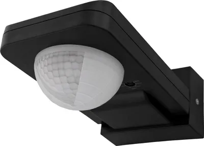 Produktbild von Ledvion - Schwarzer Aufbau Bewegungssensor 360° mit Dämmerungsschalter 20M Reichweite - IP65 - EU -