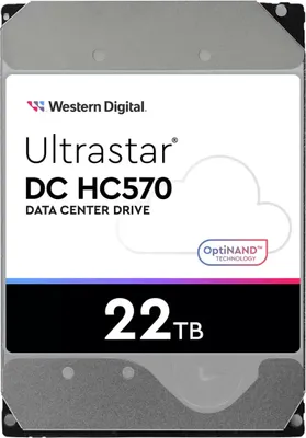 Produktbild von Western Digital Ultrastar DC HC570, 22 TB, 7200 RPM, 512 MB, 3.5", Serial ATA III