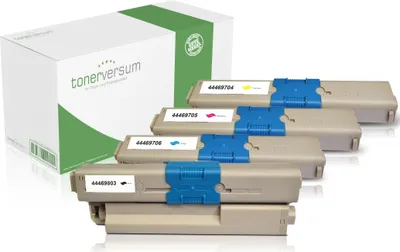 Produktbild von Alternativ zu OKI 44469803 44469704 44469705 44469706 / C310 Toner Multipack CMYK (4er Set)