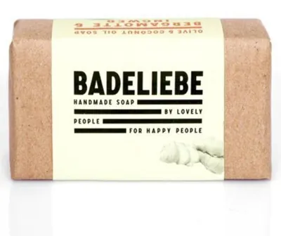 Produktbild von Hartseife mit Oliven- & Kokosnuss-Öl Bergamotte Ingwer, palmölfrei, tierversuchsfrei, 115 g