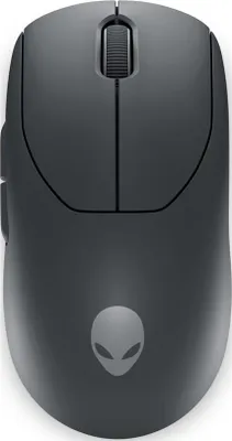 Productafbeelding van Alienware Pro draadloze gamingmuis, voor links- en rechtshandigen, optisch, RF draadloos + USB Type-C, 26000 DPI, 0,25 ms, zwart