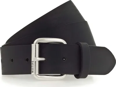 Produktbild von MUSTANG Leder Gürtel 40mm Leather Belt W90 Black schwarz